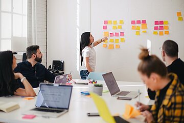 Menschen in einem Workshop